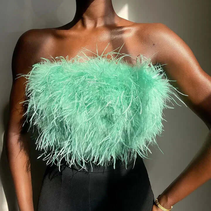 Quinn - Feder-Bandeau-Top