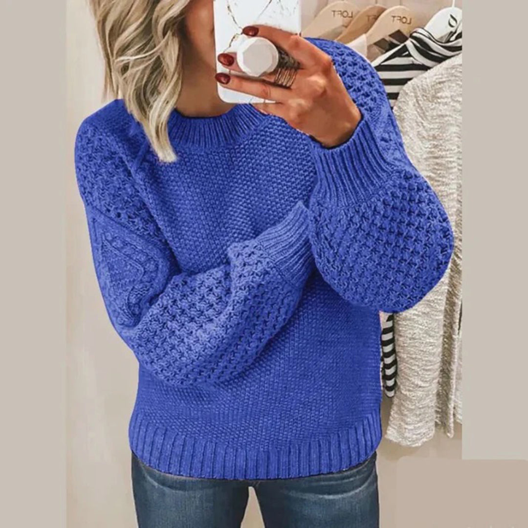 Der Helen Pullover — Sanft strukturiert