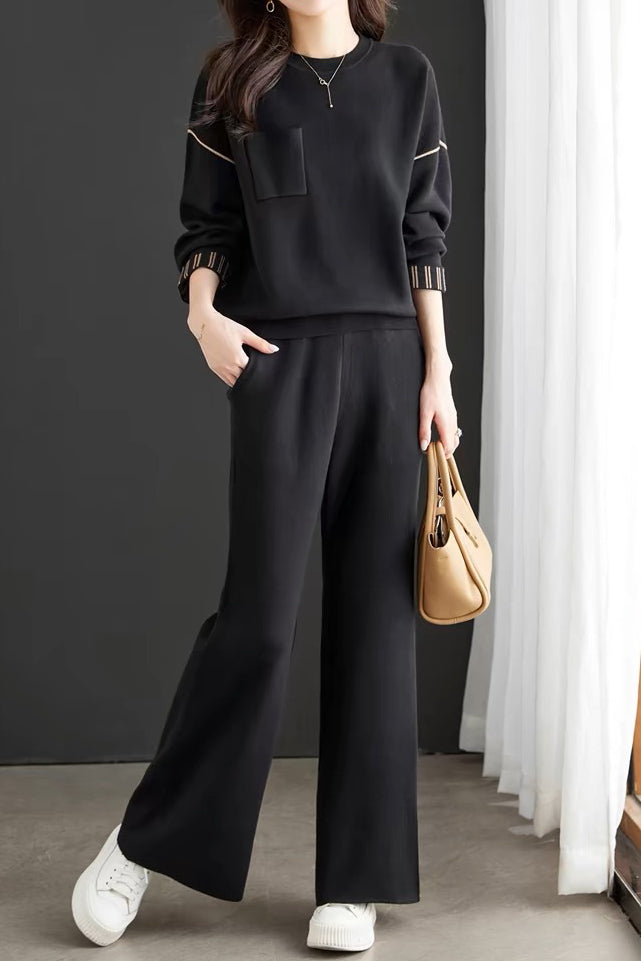 Chic Strickmode Zweiteiliges Set in 3 Farben