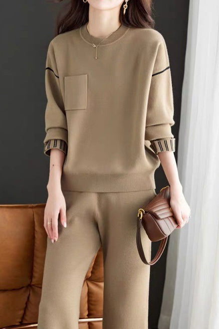 Chic Strickmode Zweiteiliges Set in 3 Farben