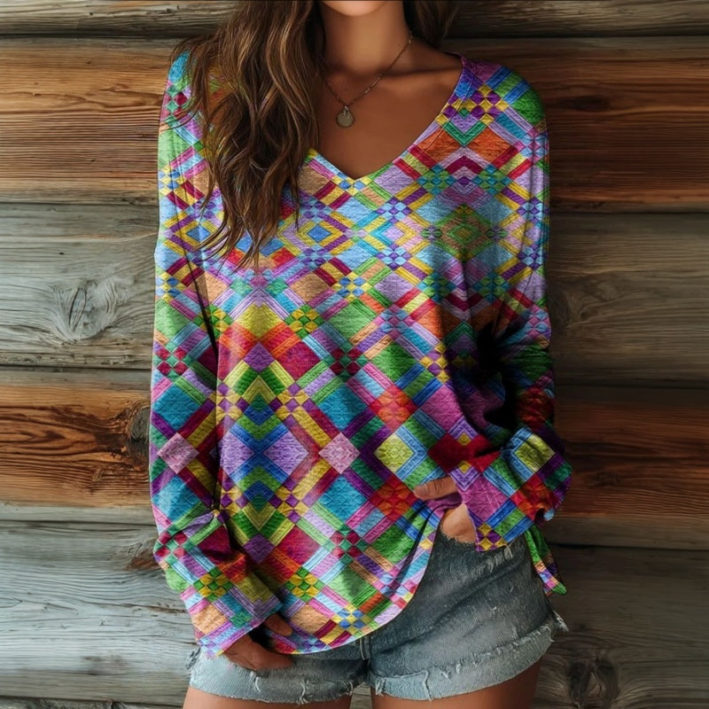 Lässiges Buntes T-Shirt