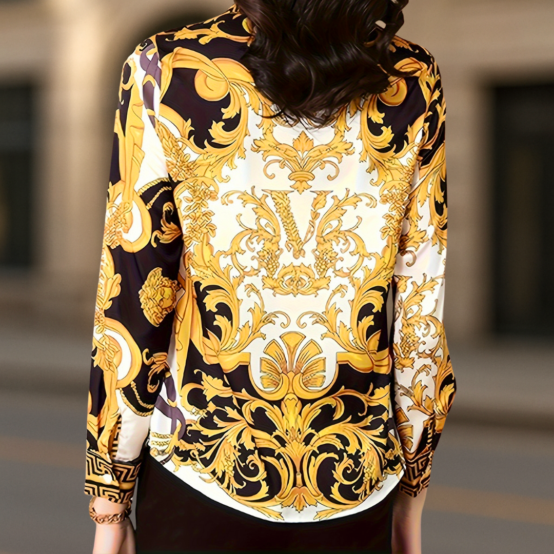 Donna Couture Stil Knopfbluse für Damen