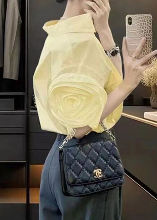 Florale weiße Peter-Pan-Kragen Baumwollblusen Sommer