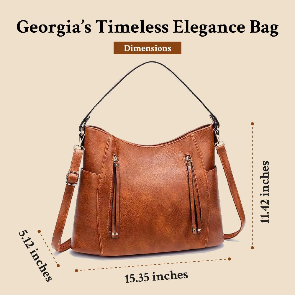Georgias zeitlose Eleganz | Vintage Schultertasche
