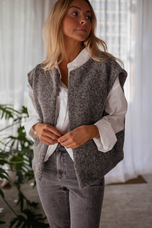 Lena™ | Gilet aus Wolle