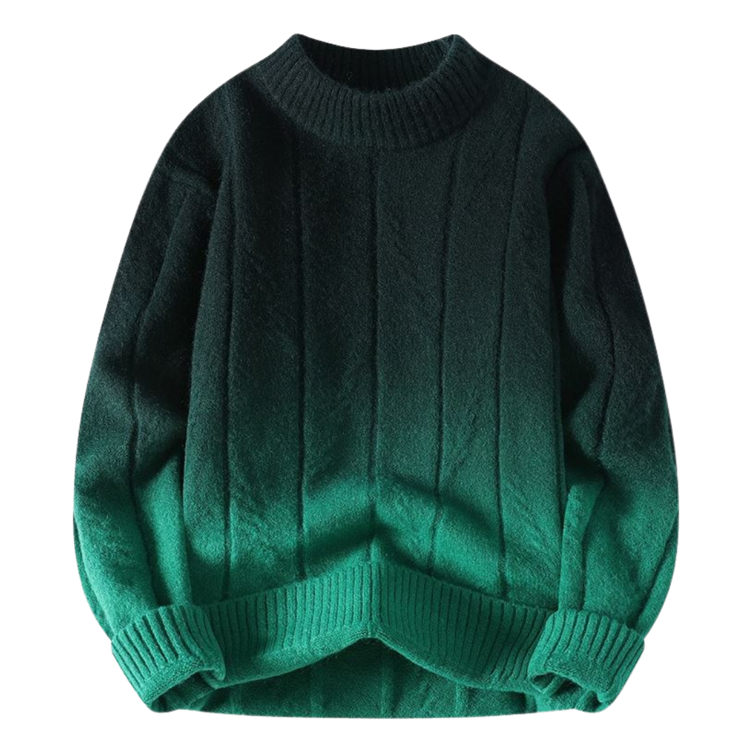 Gradient Dip-Dyed Strickpullover