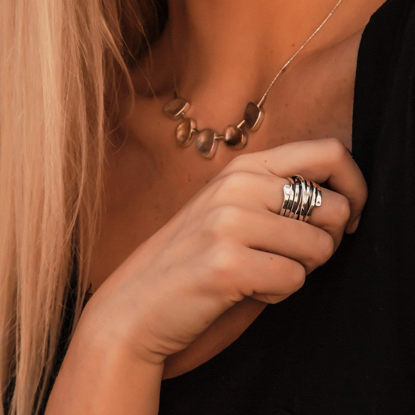 Bliss - Vintage Dicker Silberring