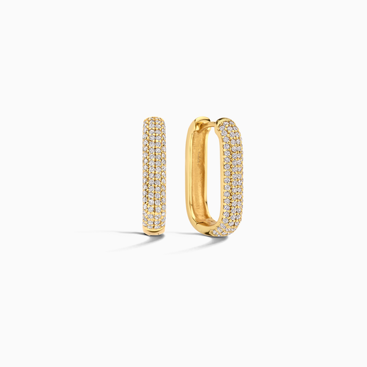 Icon Pavé Ohrringe | Gold