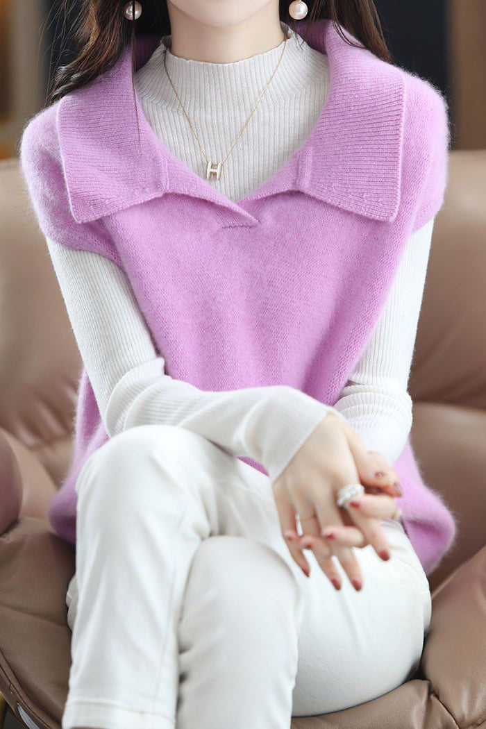 Lässige ärmellose Weste