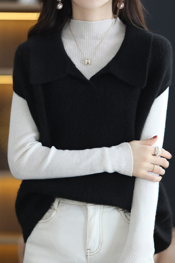 Lässige ärmellose Weste