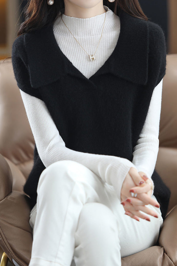 Lässige ärmellose Weste