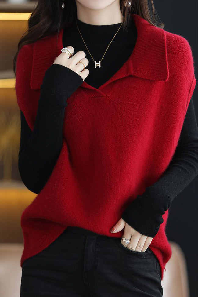 Lässige ärmellose Weste