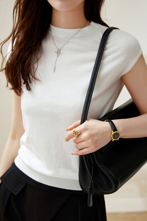 Rundhals Kurzarm T-Shirt