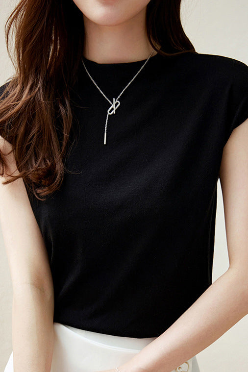 Rundhals Kurzarm T-Shirt