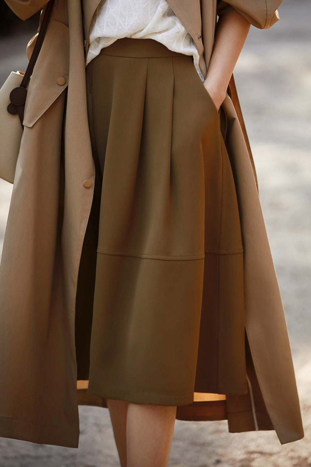 A-Linien eleganter Rock