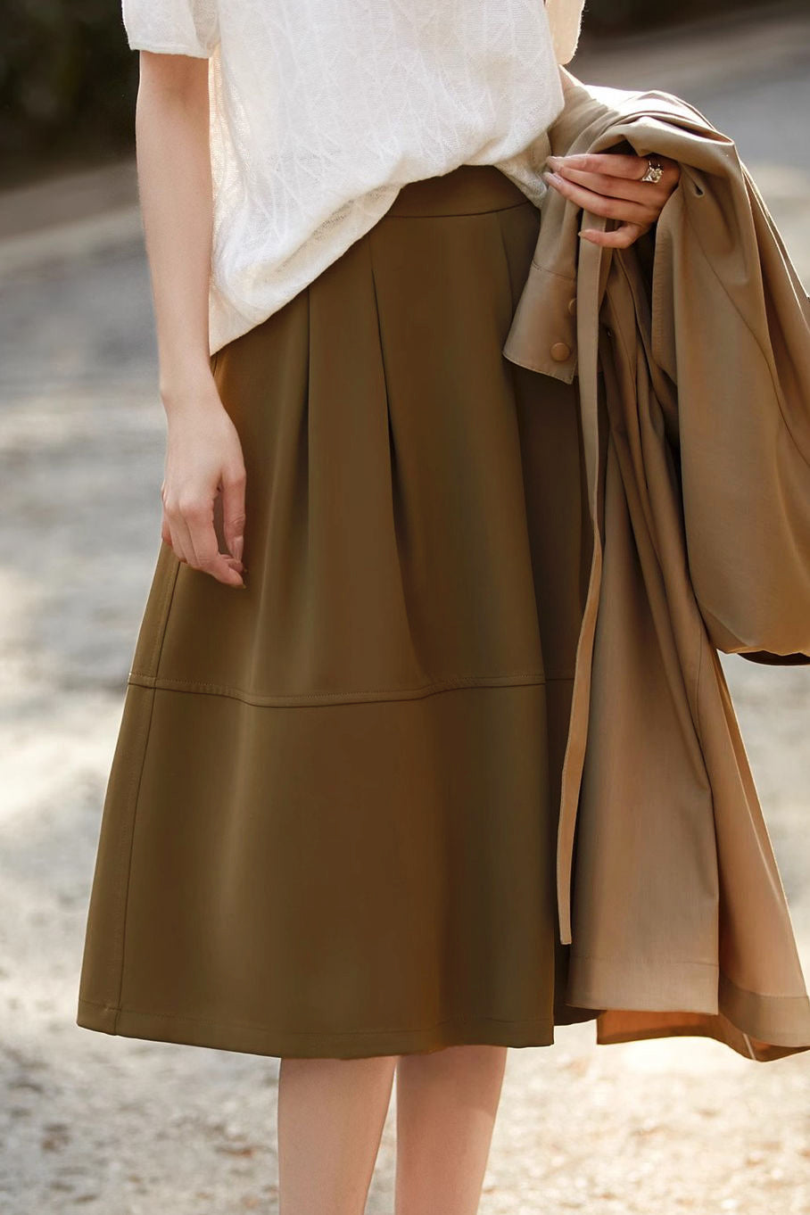 A-Linien eleganter Rock