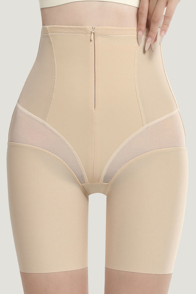 Nahtlose Reißverschluss-Hochleistungs-Hüft- und Bauchformende Hose