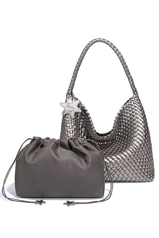 Modische Pendeltasche aus Gewebe