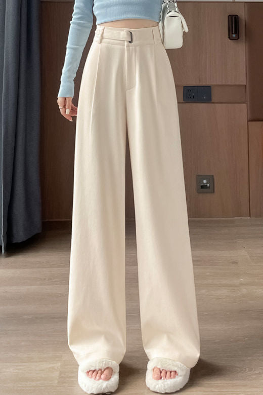 Lässige Wollanzug-Hosen für den Arbeitsweg