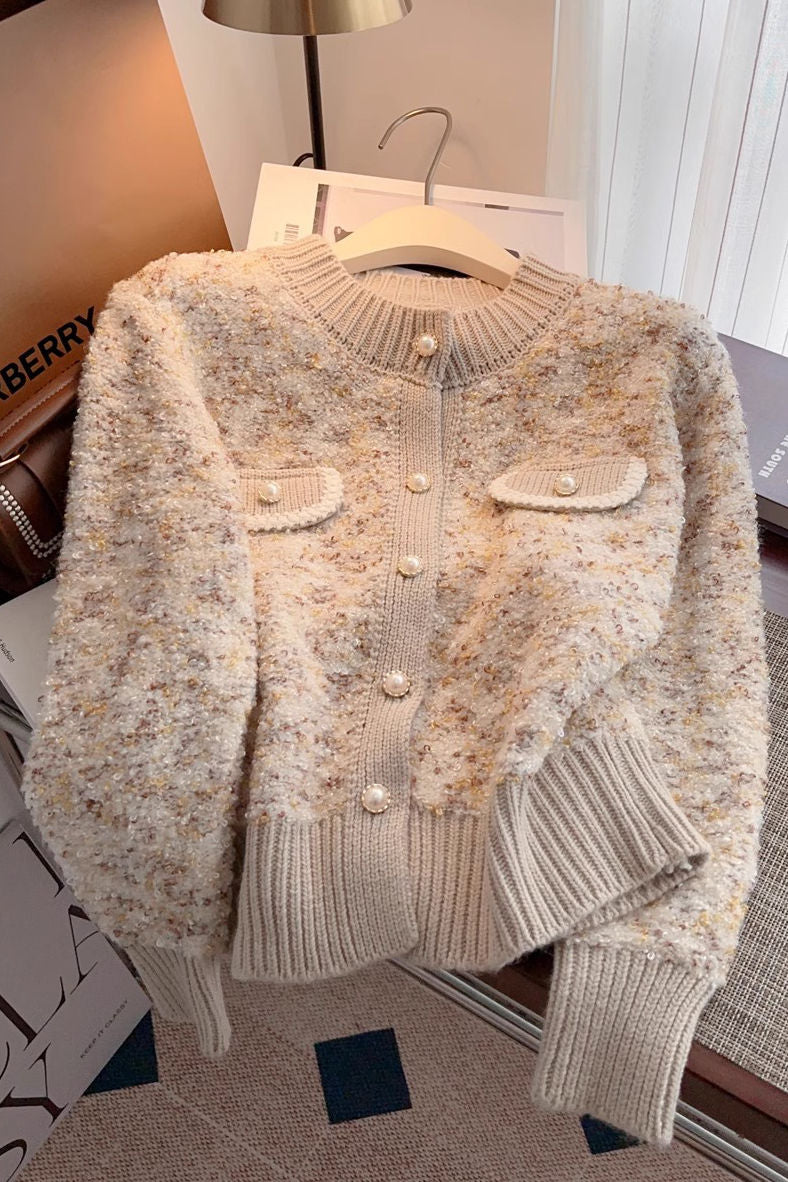 Exquisiter eleganter vielseitiger Strickcardigan