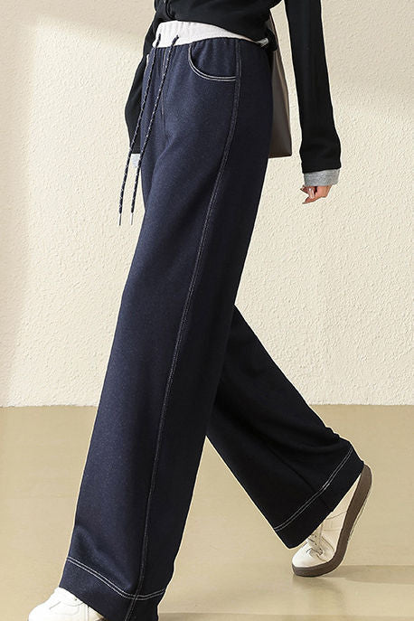 Lässige Mode Gerade Bein Denim-Hosen