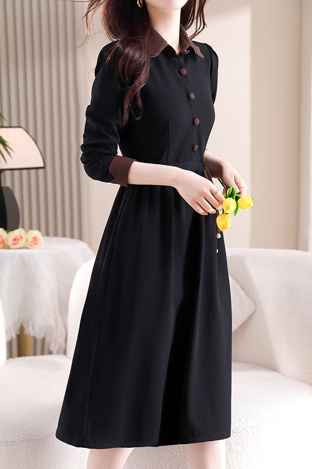 Elegantes tailliertes Kleid