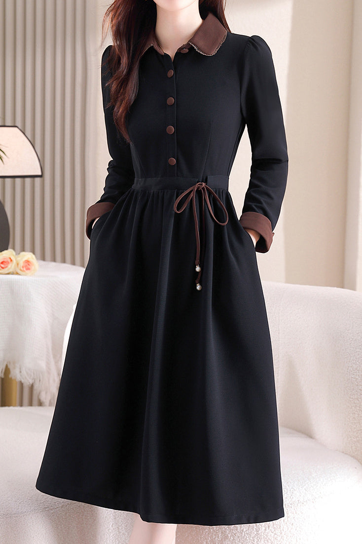 Elegantes tailliertes Kleid