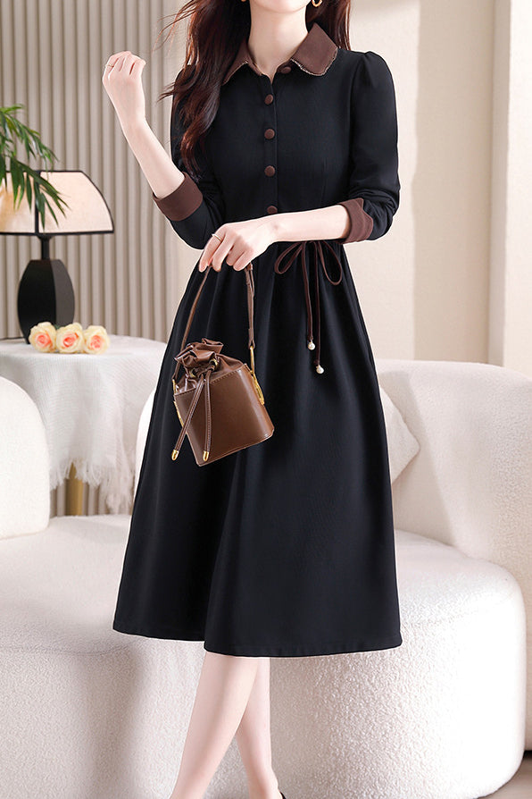 Elegantes tailliertes Kleid