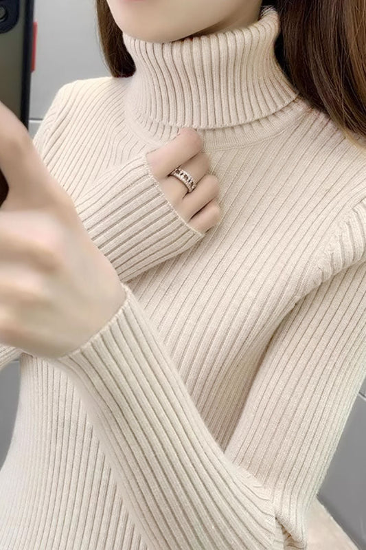 Minimalistischer warmer Hochkragen-Baselayer