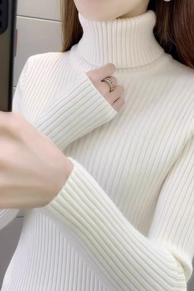 Minimalistischer warmer Hochkragen-Baselayer