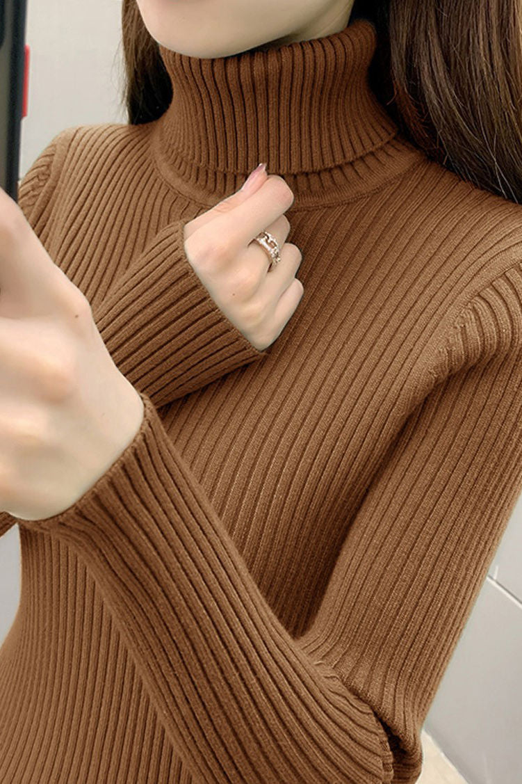 Minimalistischer warmer Hochkragen-Baselayer