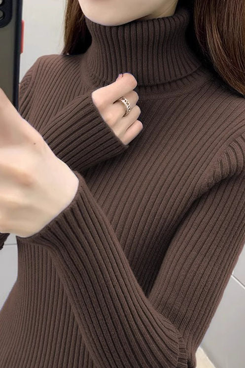 Minimalistischer warmer Hochkragen-Baselayer