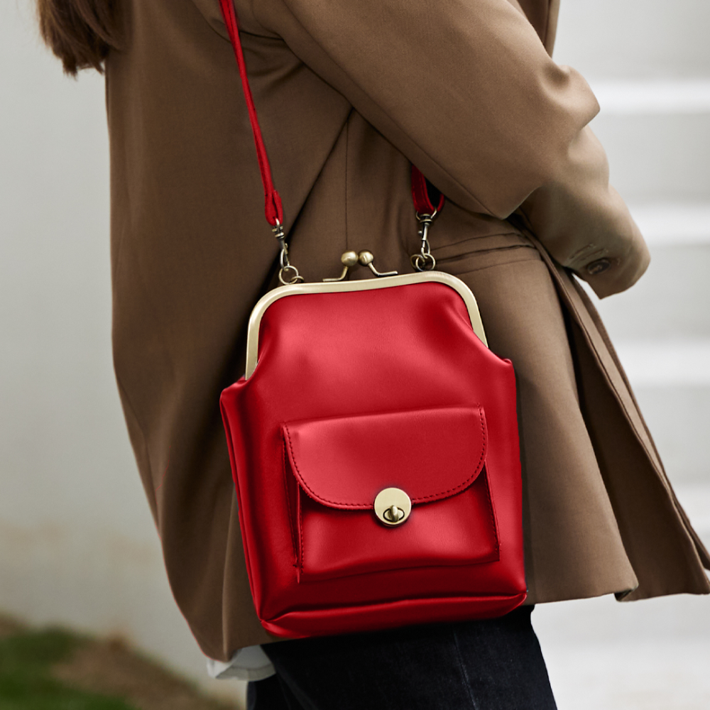 Vintage Kiss-Lock Tasche - Retro Chic Essentials