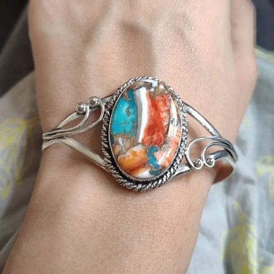 Lebhaftes Edelstein-Inlay-Armband