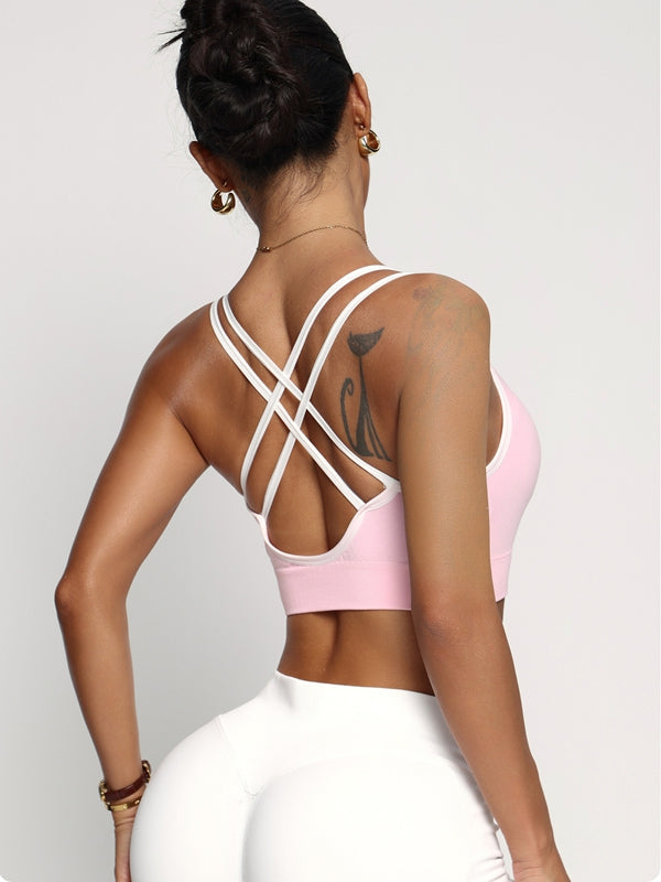 Damen Sexy Cross Back Sport-BHs