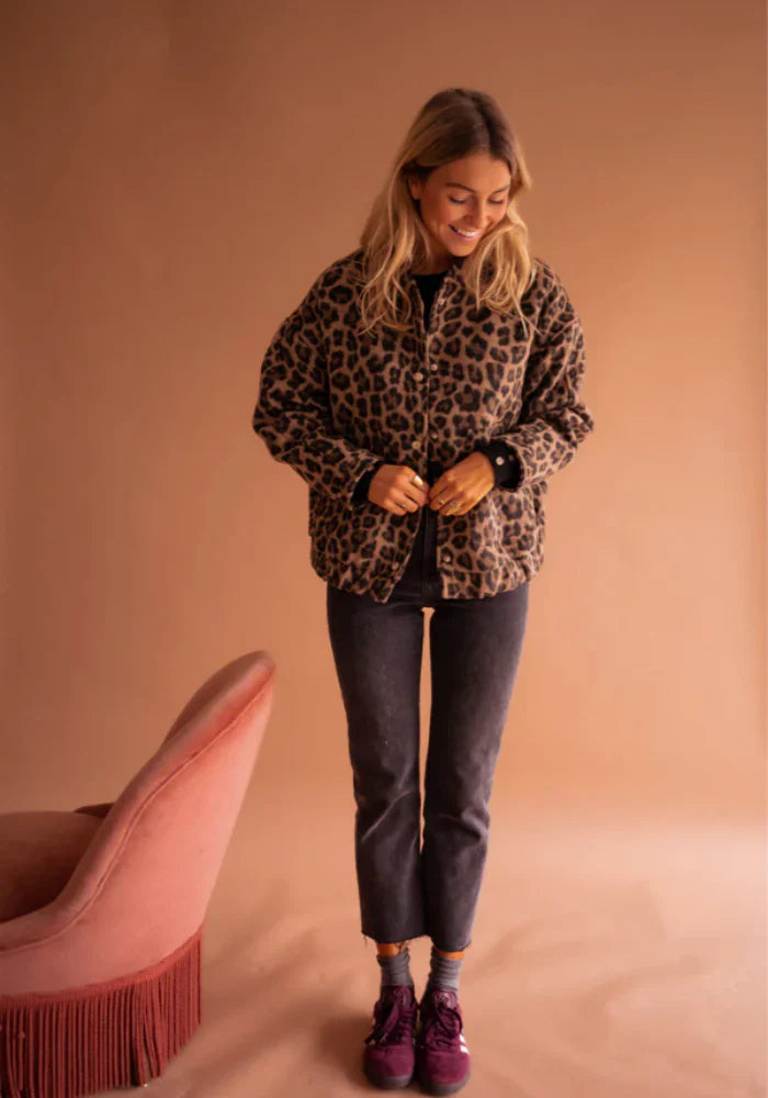 LEONA™ | DIE LEOPARD BOMBERJACKE