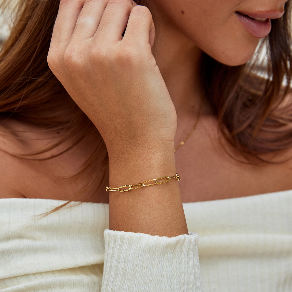Clip Gold Armband