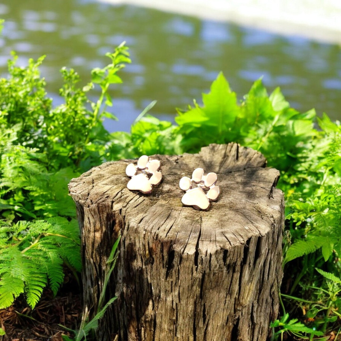 Hypoallergene Pfotenohrringe – Aus Edelstahl