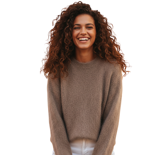 ELLEN - Haariger Pullover