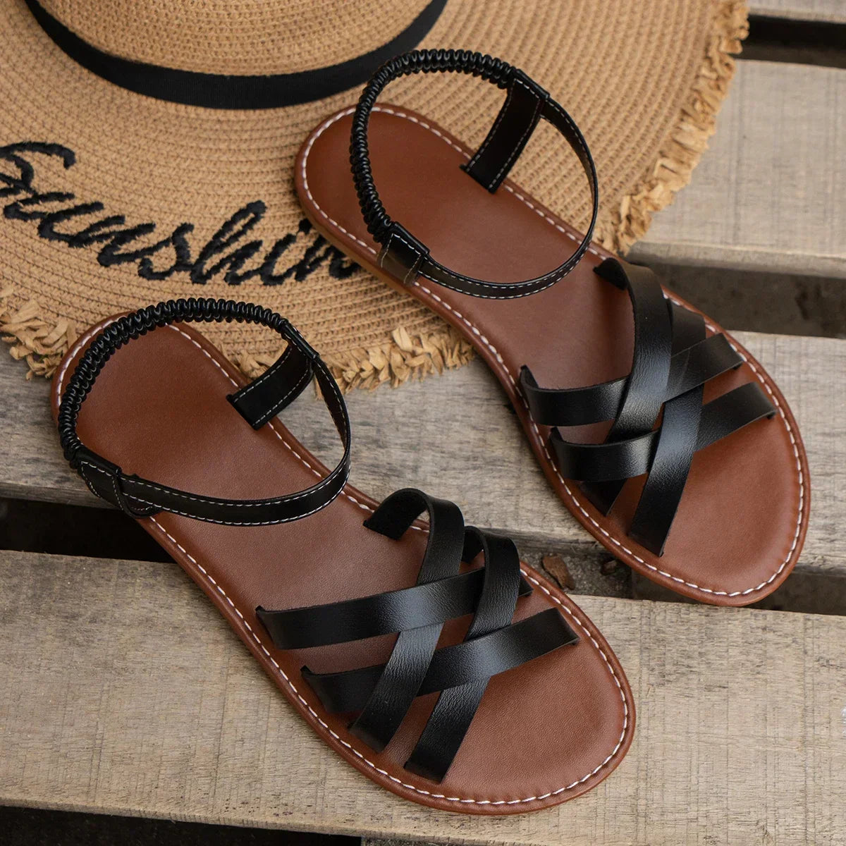 Lea™ | Kork Wedge Sandals