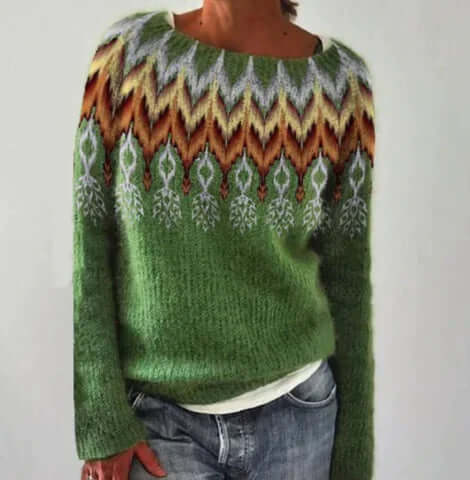 Warmer, nachhaltiger Pullover