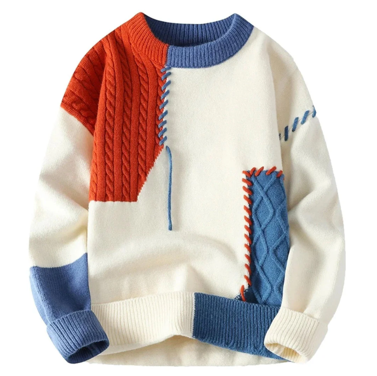 Tomasz | Patchwork Pullover
