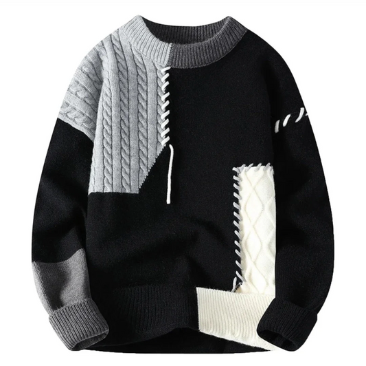 Tomasz | Patchwork Pullover