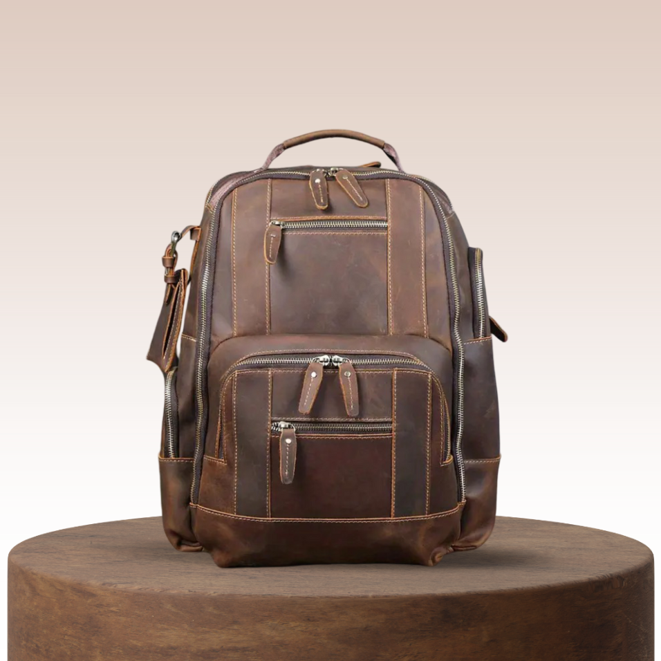 Sterling | Vintage Leder Mehrschicht-Rucksack