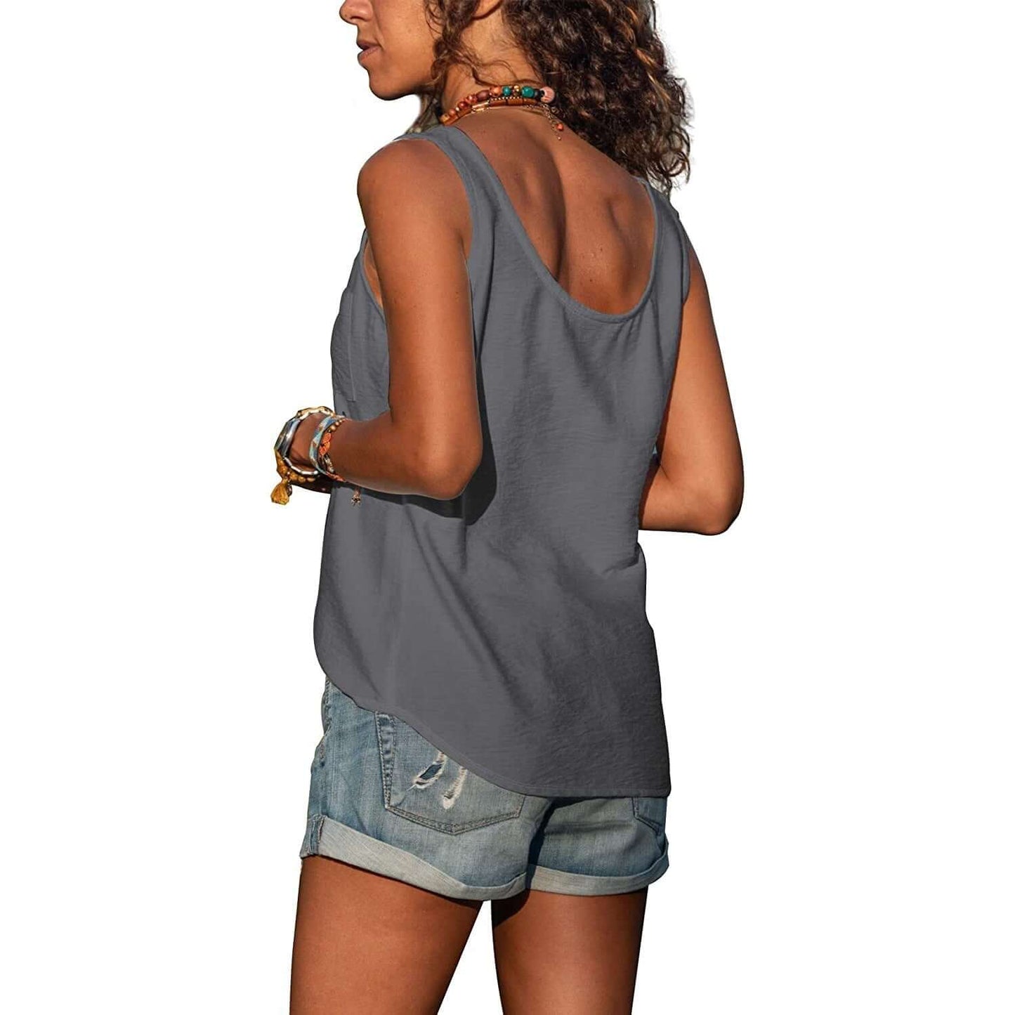 Ibiza Fashion Elegantes Damen Tanktop