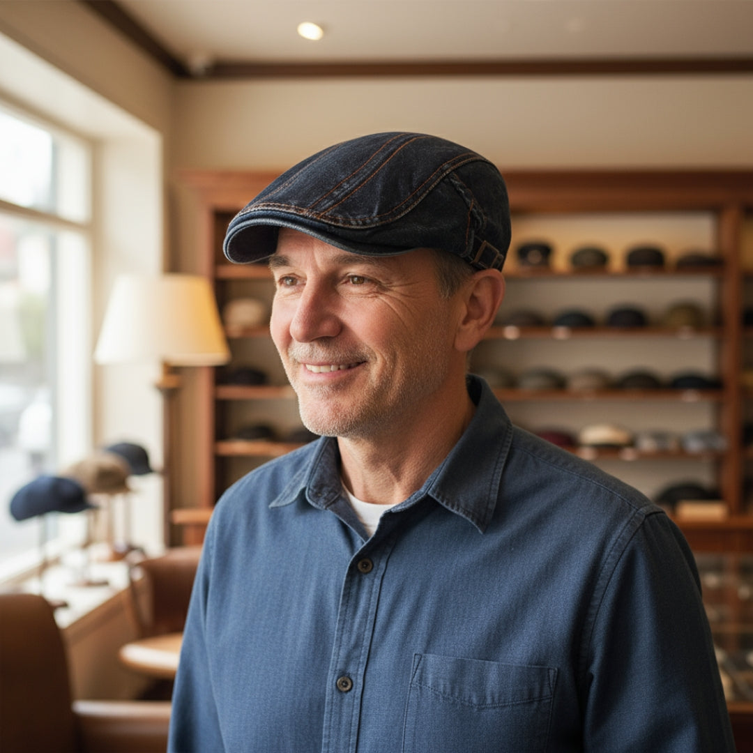 Denim Flat Cap | NASHVILLE