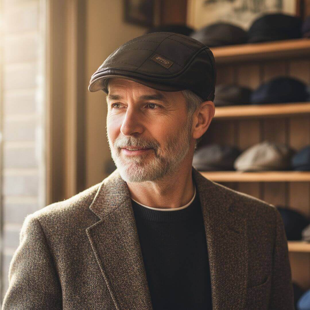 Veganleder Schirmmütze | COLUMBUS