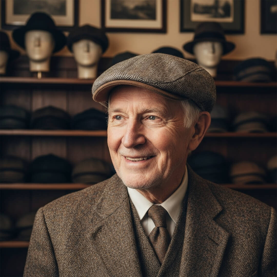 Baumwoll-Hahnentrittkappe | ROME