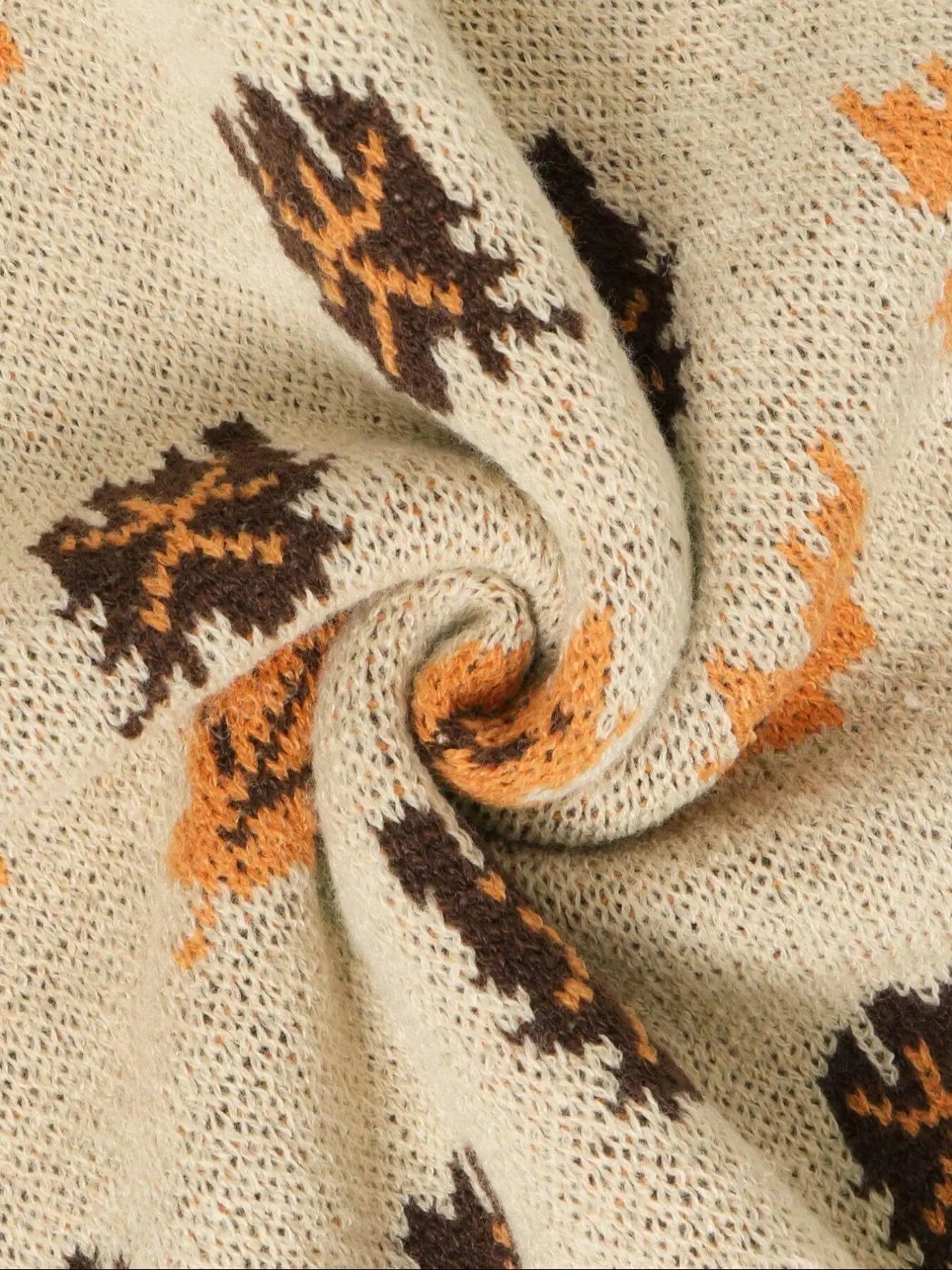 Verðandi | Vintage Isländischer Ahornblatt-Pullover