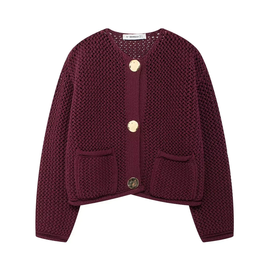 Harrow Texturiertes Strickcardigan